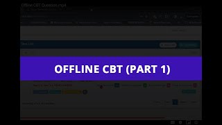 Offline CBT (Part 1): Installation and Setup