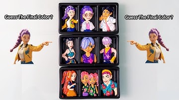 Today I Created a Beautiful Color Mix 20｜Satisfying Relaxing | Paint| ASMR Art#mixedcolors #color