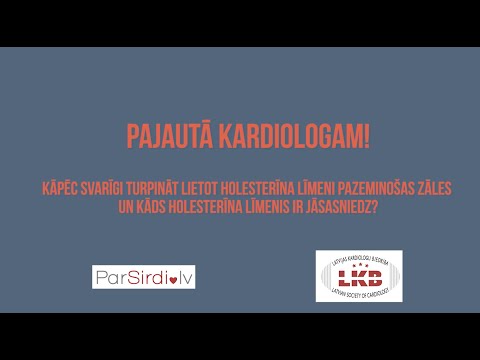 Prof. Gustavs Latkovskis: "Kā rīkoties pacientiem ar augstu holesterīna līmeni?!"