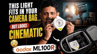 This Light Fits In Your Camera Bag. But Looks CINEMATIC 😳 | Godox ML100R |Tamil Photography Tutorial