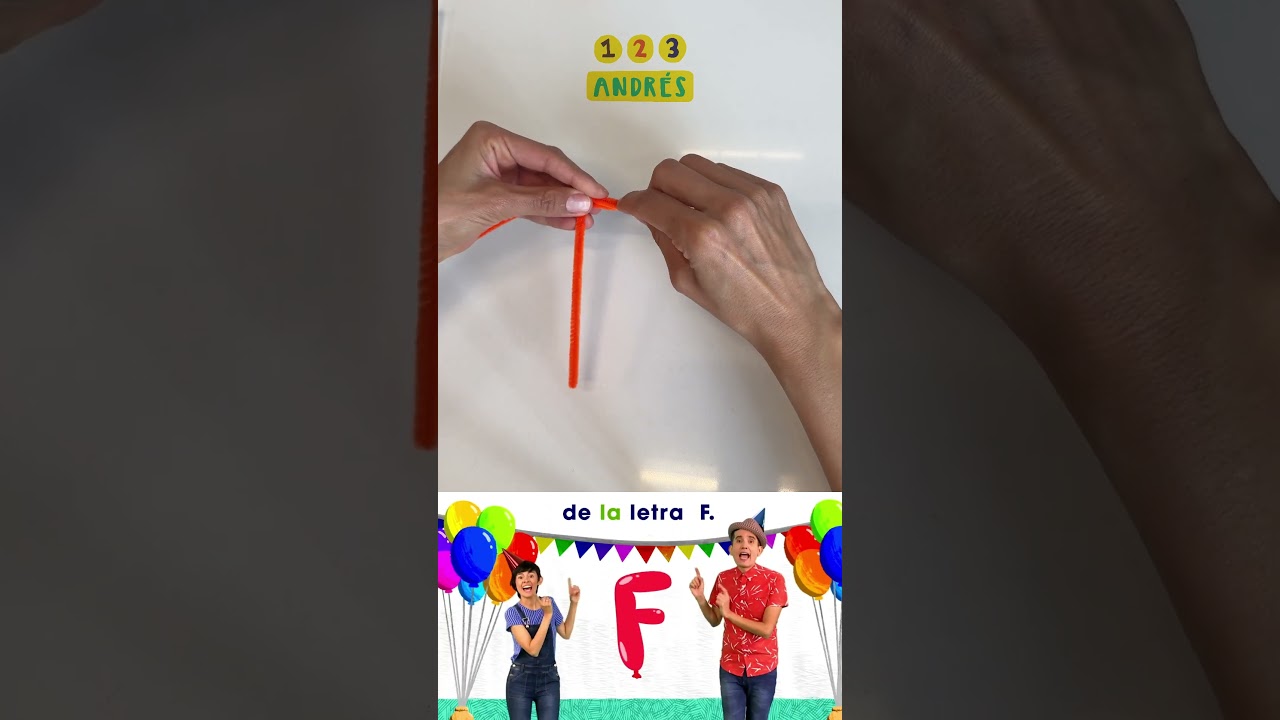 Aprendemos la letra F con alambres  😯