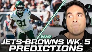 New York #Jets vs. Cleveland #Browns Week 5 Predictions (FULL BADLANDS)