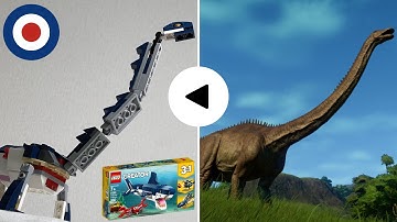 LEGO Creator 31088 Alternative build tutorial Diplodocus、レゴクリエイター31088をディプロドクスに組み替え