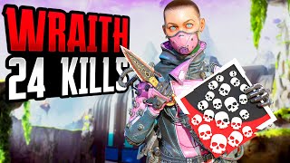 INSANE WRAITH 24 KILLS WAS INCREDIBLE (Apex Legends Gameplay)