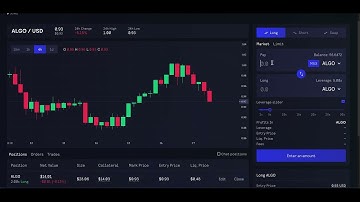 How to Use fxdx ALGO Exchange #04 increase long position