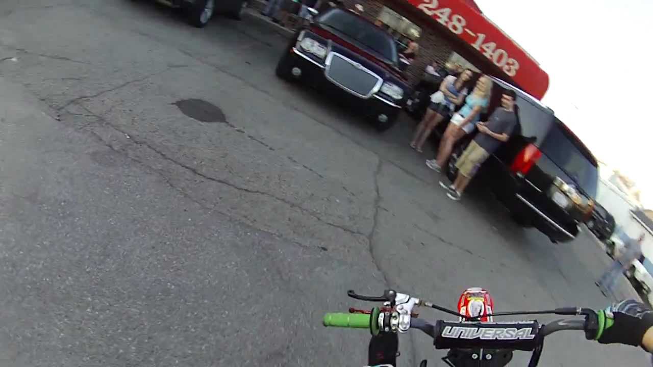 Dreyer Honda Supercross Party Wheelie In the Dealership YouTube