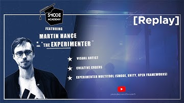 Approaches to audio-visual performances - Martin Hance - Smode Academy Guest #7 ( lockdown live )