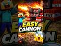 TNT Cannon Test 💀 | #minecraft #minecraftshorts #tntcannon #experiment