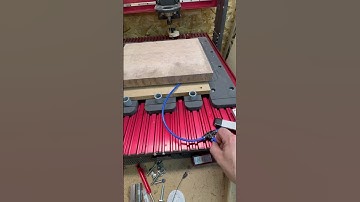 Vacuum table setup #cnc #cncmachine