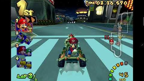 Mario Kart Double Dash on Galaxy Tab S7