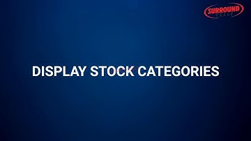 How to Create Stock Category in Tally ERP 9 / Surround Tally It Academy 9895058369