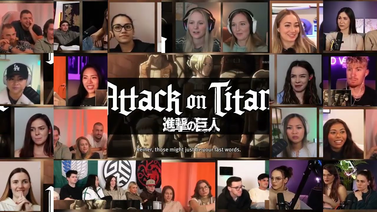 Attack on Titan_ Shingeki no Kyojin Season 1 Episode 8 Reaction Mashup _ 進撃の巨人