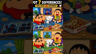 Find the difference😱😱😱..... #shorts #viral #anime #shinchan #puzzle #doraemon