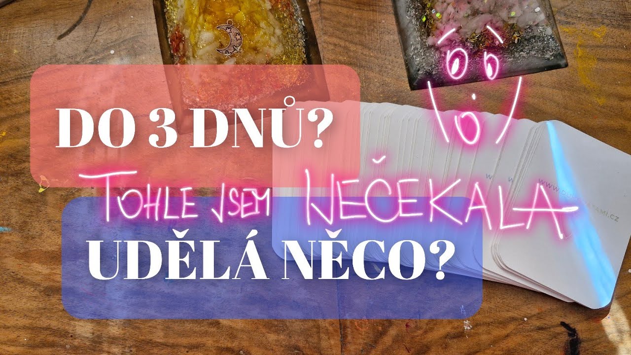 DO 3 DNŮ😱❓️CO DĚLÁ - CO UDĚLÁ❓️