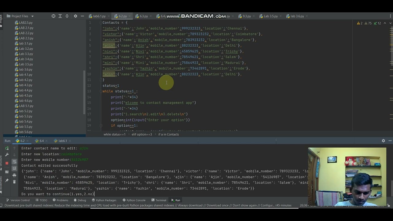 Working with Dictionary in Python - YouTube