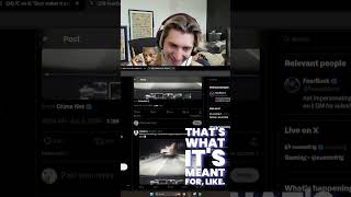xQc Defends Tesla’s Self-Driving Feature 😳🚗