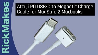 Atcuji PD USBC to Magnetic Charge Cable for MagSafe 2 Macbooks