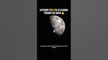 A Massive Asteroid Might Hit the Moon (2032)  #space #universe #science #asteroid #2024yr4