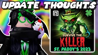 🍀My Thoughts On The St. Patrick's Update // 🔪Survive The Killer
