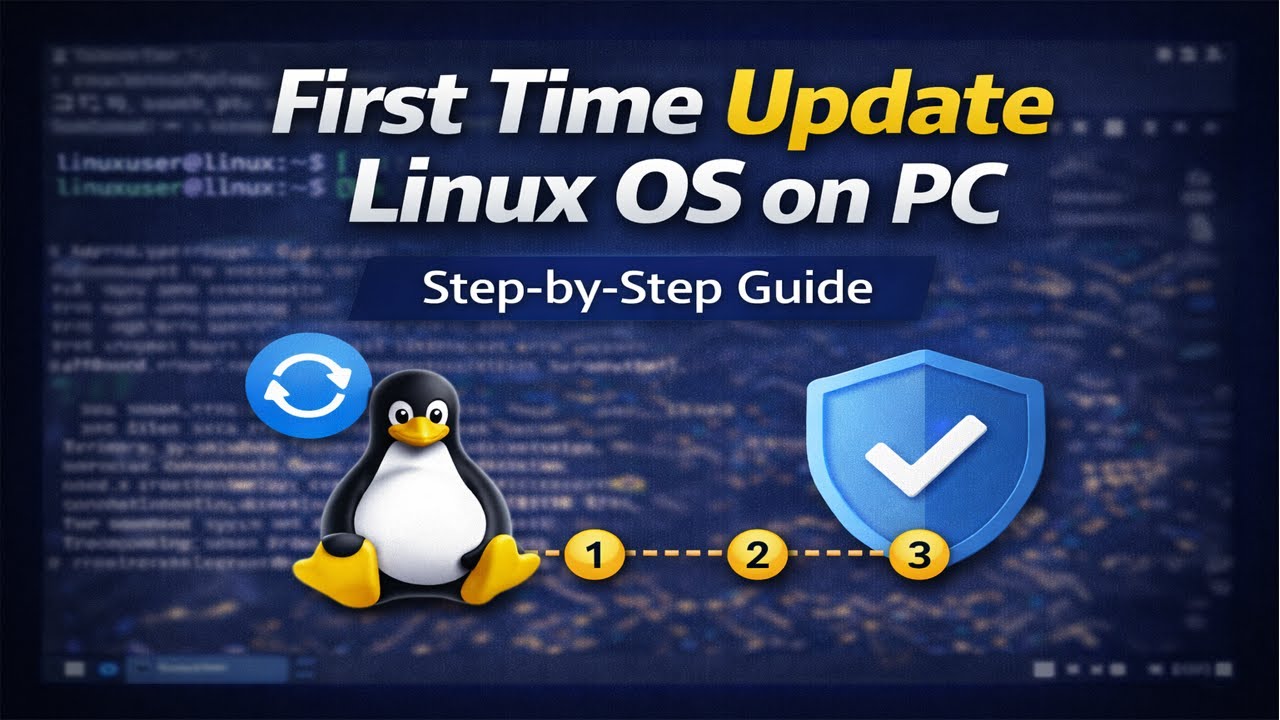 Linux Install के बाद पहली Update कैसे करें? | Beginner Tutorial - YouTube