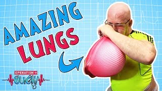 Hot Water Bottle Burst | Science for kids | Body Parts LUNGS | Experiments  | Operation Ouch