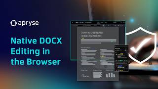 Native Docx Editing In The Browser - No Conversion Required Apryse