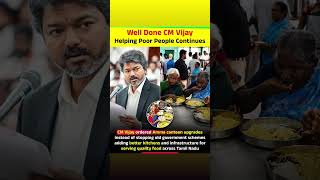 According to reports, Vijay ordered renovation work for Amma canteens