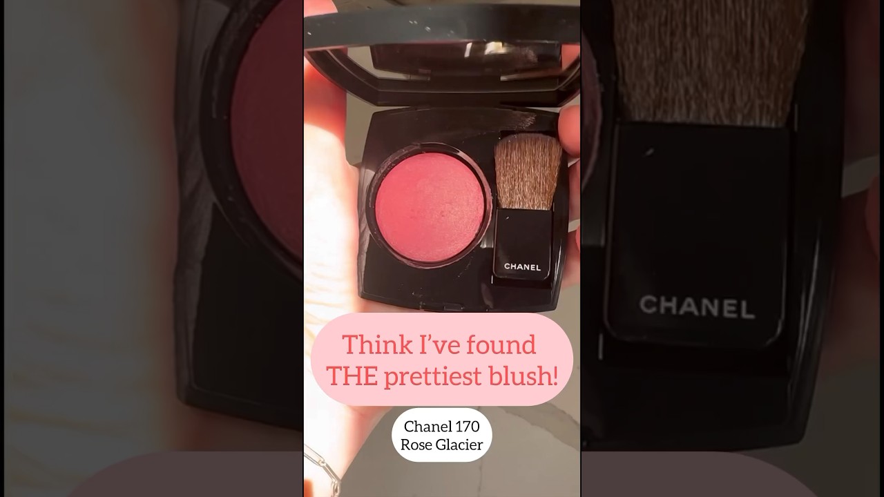 Chanel Blush 170 Rose Glacier, just picked this up OH MY WOW‬