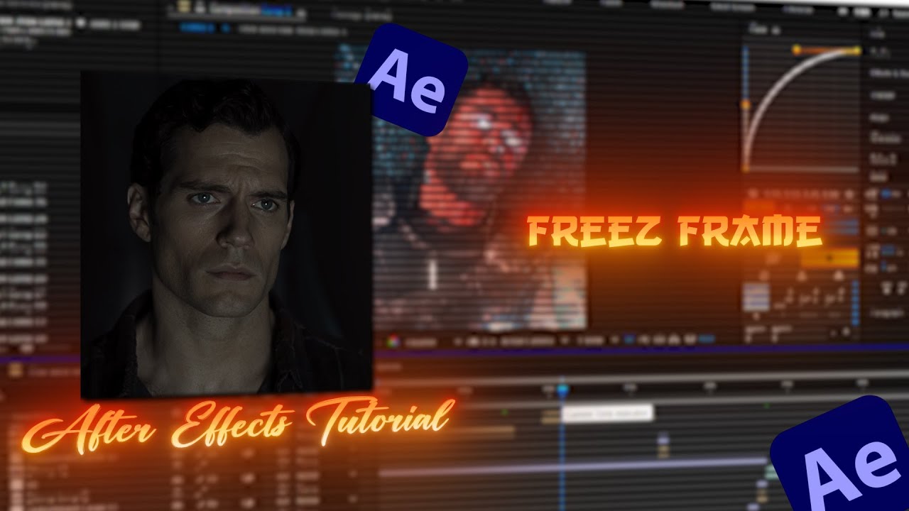 How To Freeze Frame in After Effects | After Effects TUTORIAL - YouTube