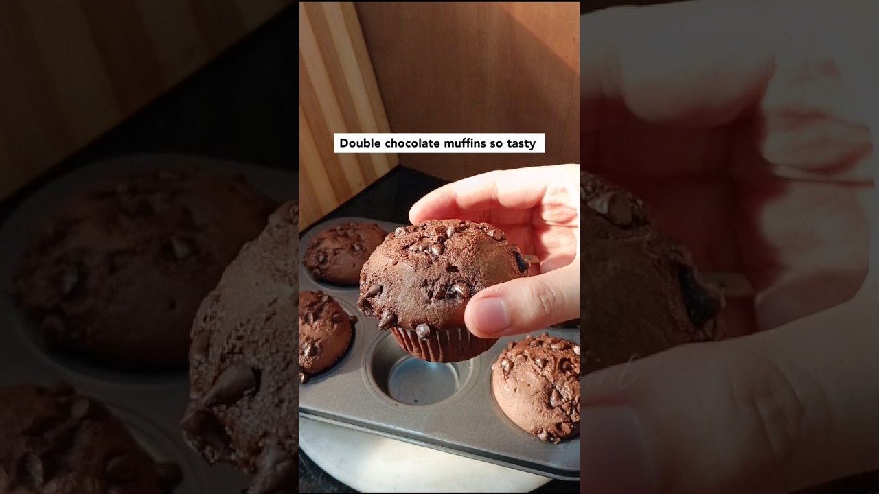 double chocolate muffins....