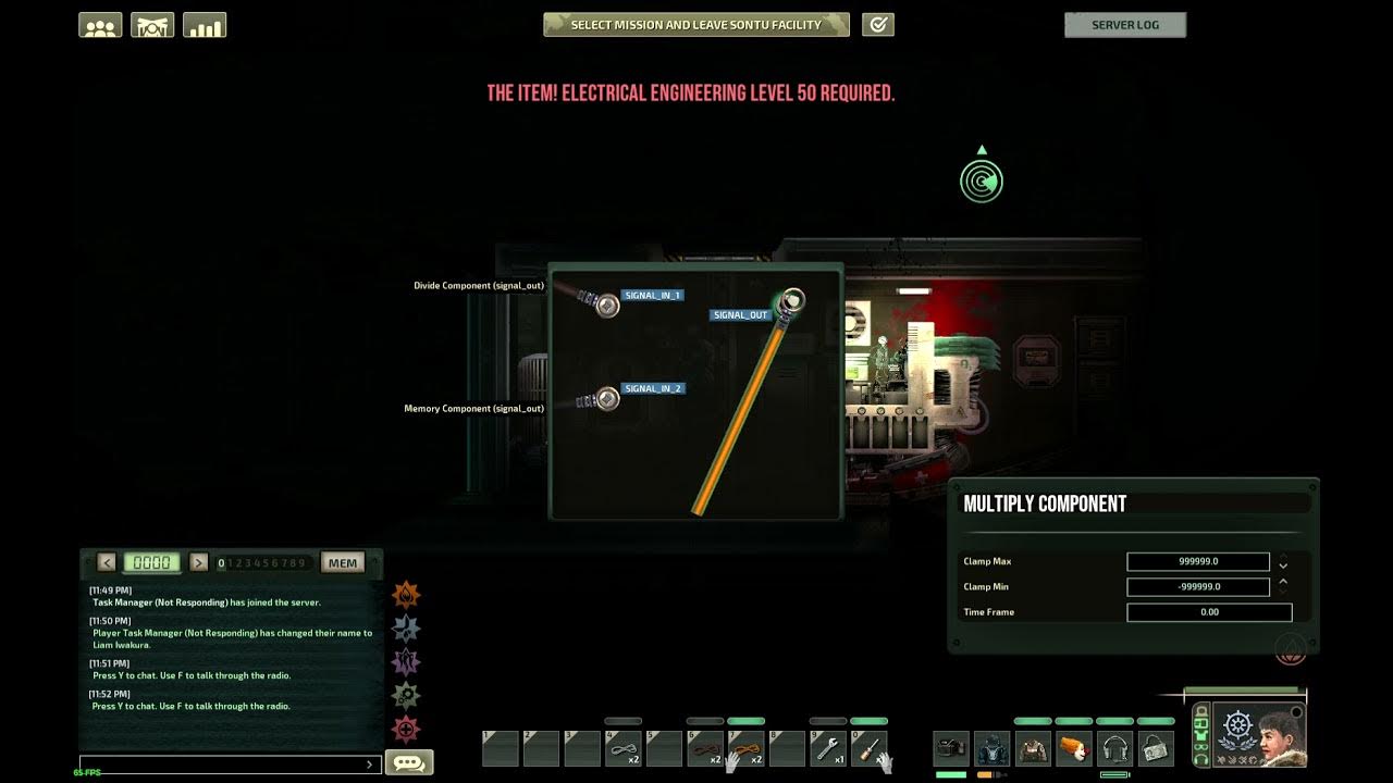 Barotrauma 7+2 component chatcontrolled deluxe reactor control