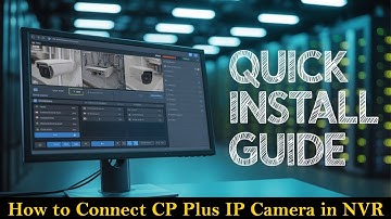How to Connect CP Plus IP Camera in NVR | add ip camera in cp plus nvr