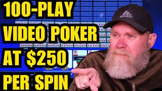 I'm On FIRE With Baseball - Jacks or Better $50 to $250 Presses!