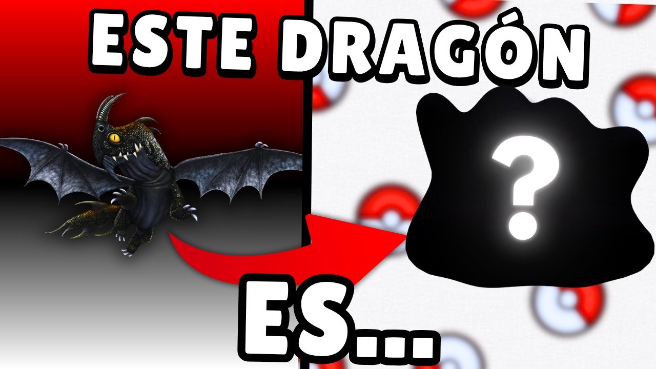 Así sería Este Pokémon en el mundo de Cómo entrenar a tu Dragón