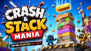 Stack & Crash Mania 🏗️ Can You Build the Highest Tower? 💥stackandcrash screenshot 2