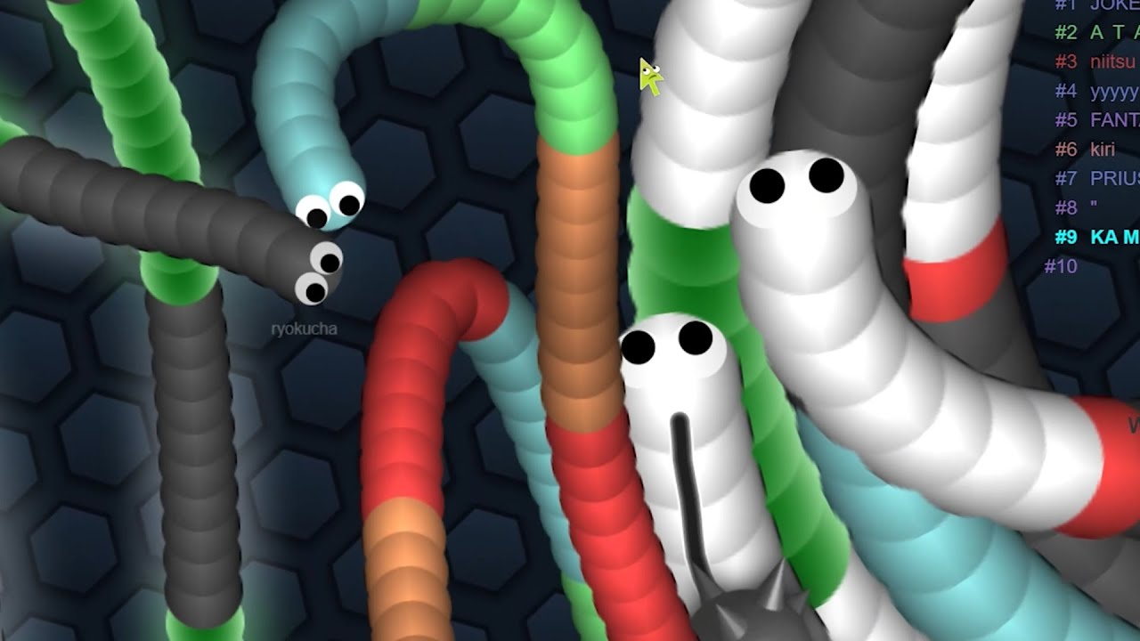 しざーりお　ページ スリザリオ】神風無双8月号【Slither.io】 - YouTube