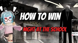 HOW TO WIN NIGHT AT THE SCHOOL [Blockman go]