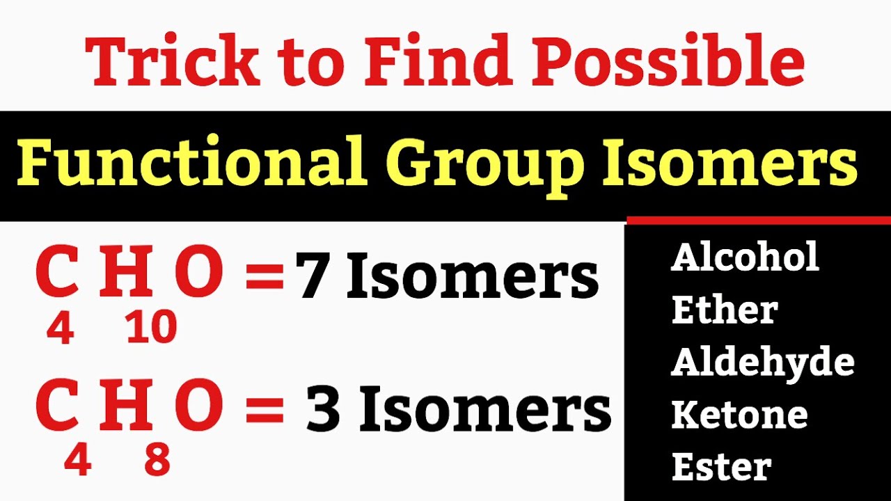 how-to-calculate-functional-group-isomers-isomers-of-alcohol-ether