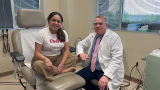 Fungal nail laser treatment for new U.S. citizen from Peru@LloydPodiatryGroup