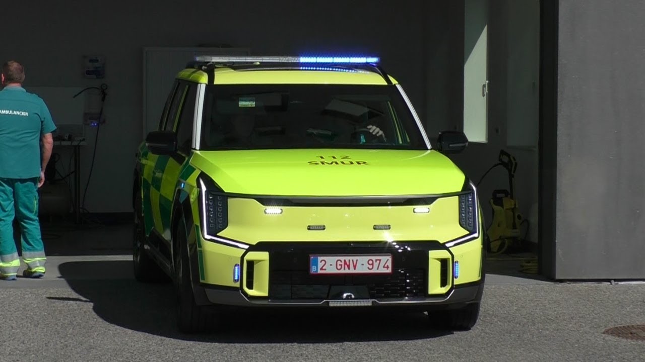 [PRIMEUR/ SMUR 100% électrique] Nouveau SMUR Grand Hôpital de Charleroi en Urgence!