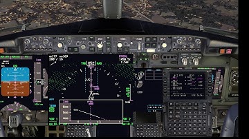 Descending on the Glideslope from above