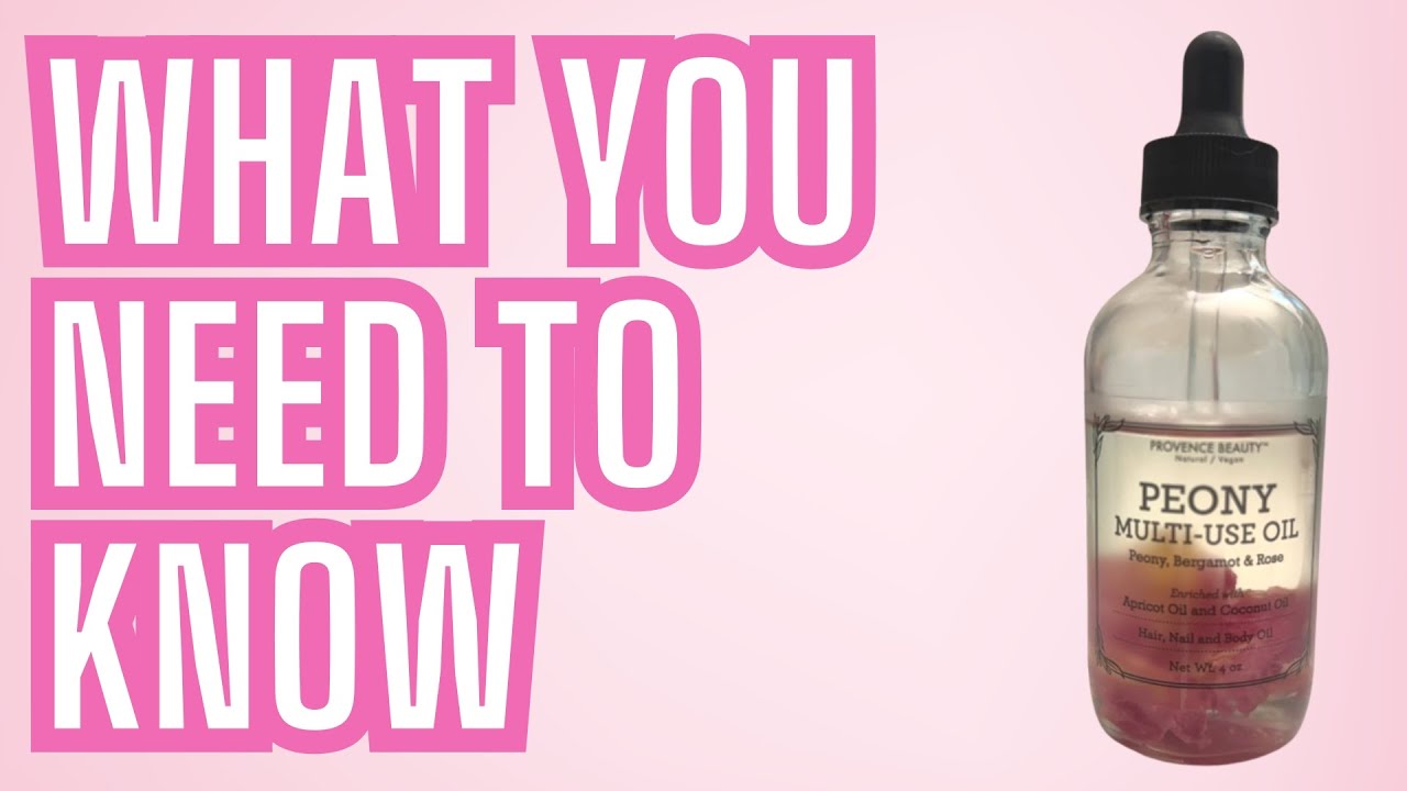 My Experience Using the Peony Multi-Use Oil