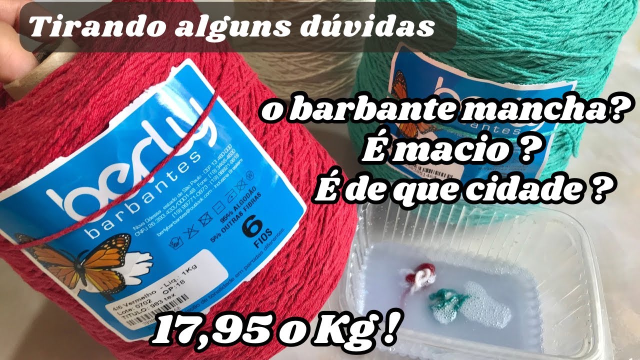 🚨Barbante direto de fábrica com o preço acessível e de qualidade🎉 #croche #comprinhas