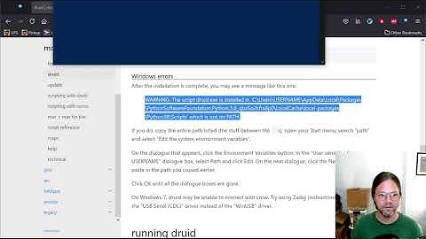 Walkthrough: Crow + Druid on Windows10