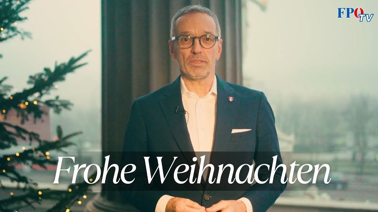 Herbert Kickl wünscht frohe Weihnachten! 🎄