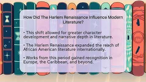 How Did The Harlem Renaissance Influence Modern Literature? - The Prose Path