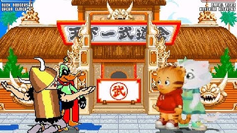 MUGEN Request [1183]: Duck Dodgers X & Opera Elmer X vs. Daniel Tiger & Katerina Kittycat