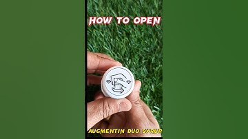 Augmentin Syrup Cap Open | How to open Augmentin Syrup | #shortsvideo #viralshort #shortsfeed
