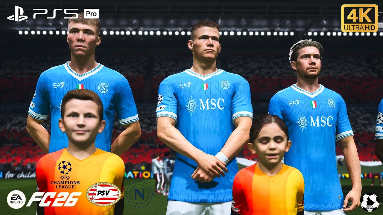 EA SPORTS FC 26 | PSV vs SSC Napoli | UCL | Eindhoven PSV Stadion ...