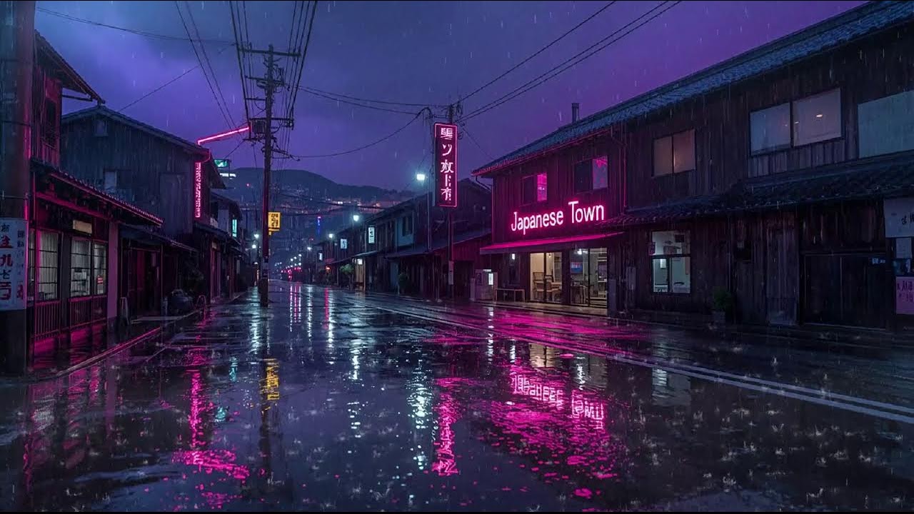 Night Rain Ambience 🌙 Lofi Beats for Focus, Relax & Quiet Moments #60